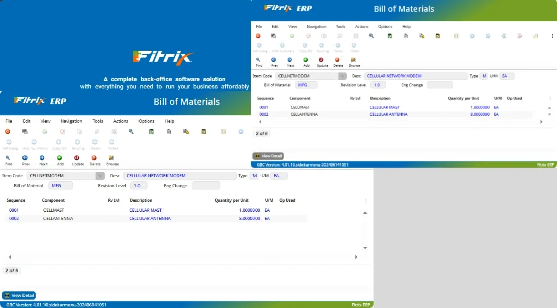 multilevel bill of materials